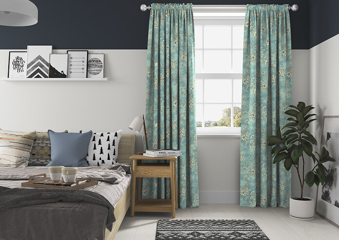 Finch Toile, Delft - Made to Measure Curtains - Image 5